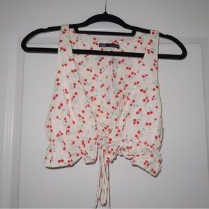 Zara Cherry Top